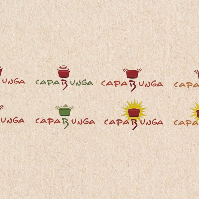Image of capabunga logo's evolution