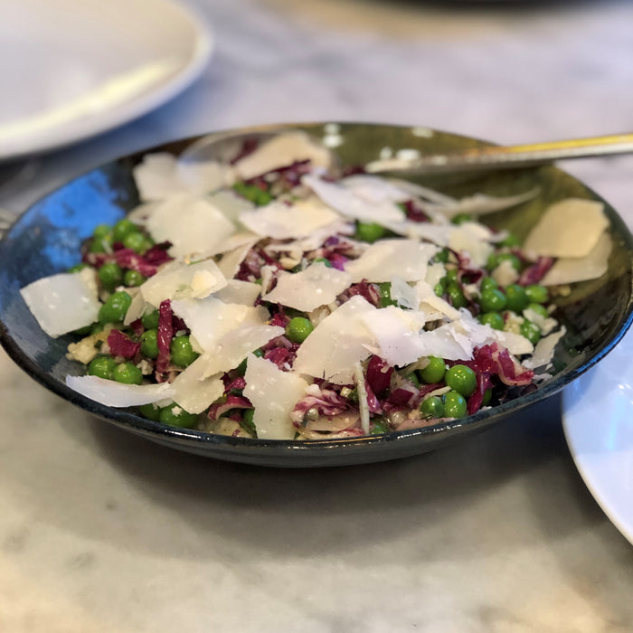 Pea, Radicchio Fennel, Parm Salad