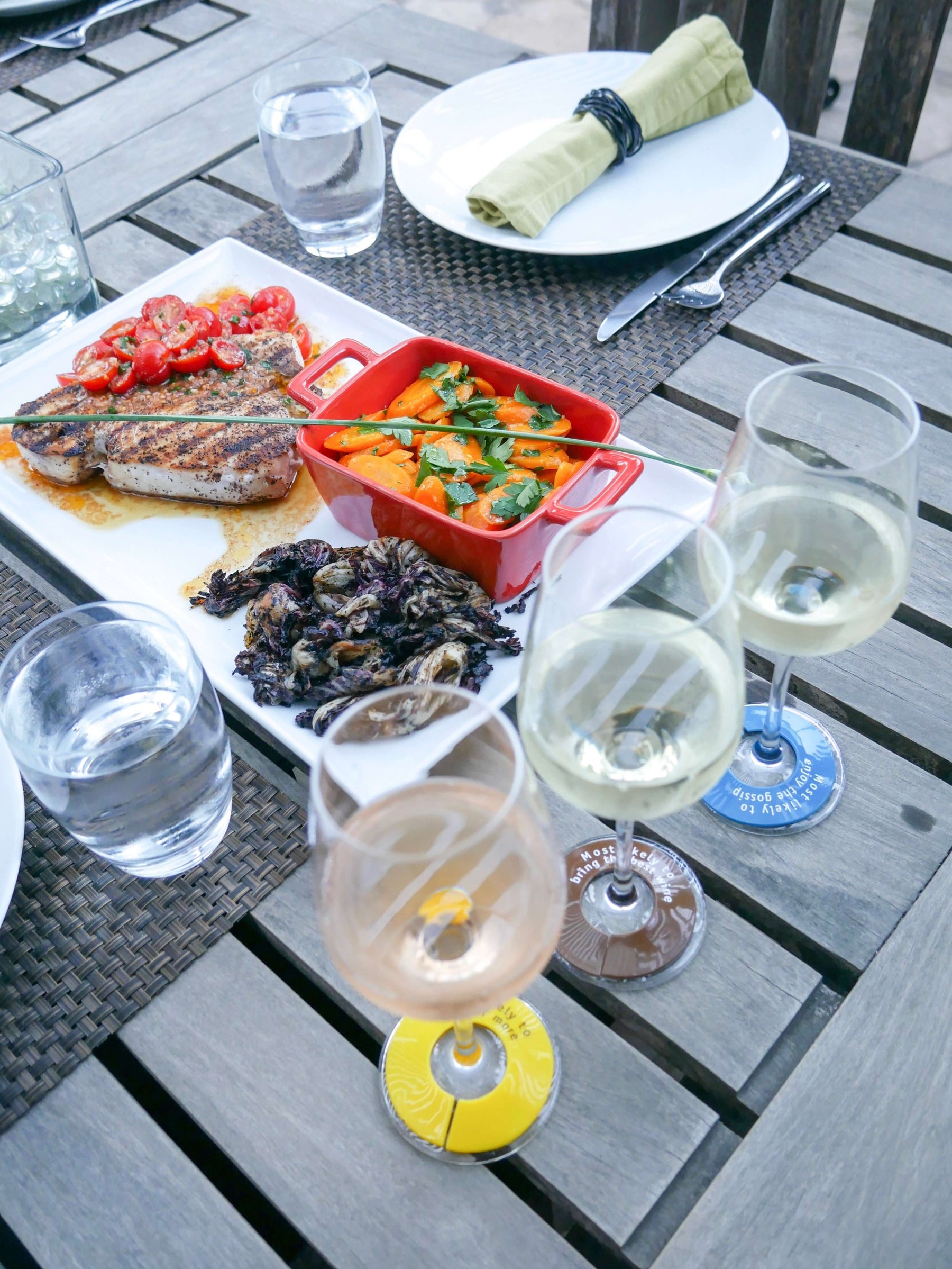 Swordfish with Tomato Ginger Salsa and Radicchio