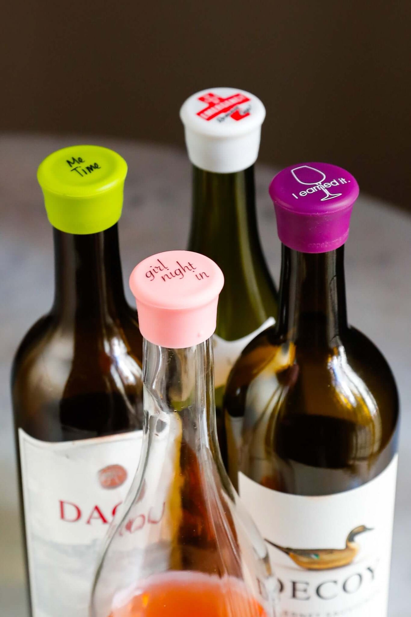 image of silicone wine caps