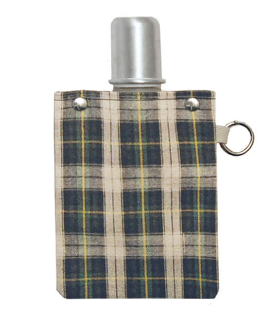 Plaid 120ml Canvas Flask