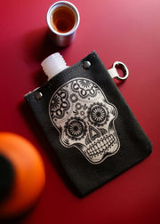 Image of Sugar Skull 120ml Canvas Flask