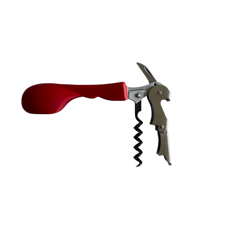 Silicone handled corkscrew by CapaBunga, designed for easy cork removal without hand pain.