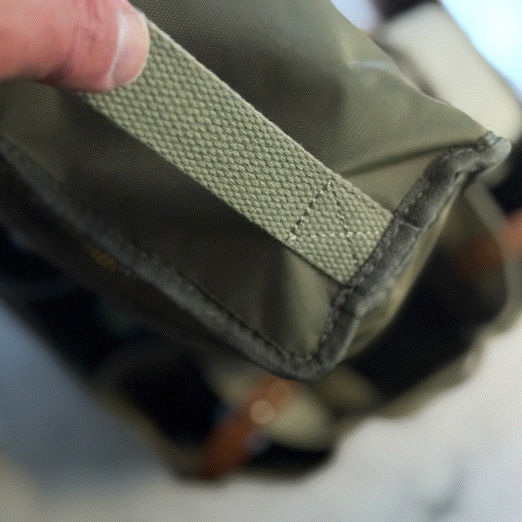 Caper Green Market Tote with adjustable handles and Insulated Insert