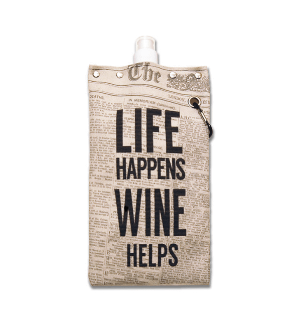 Life Happens 750ml Canvas Canteen