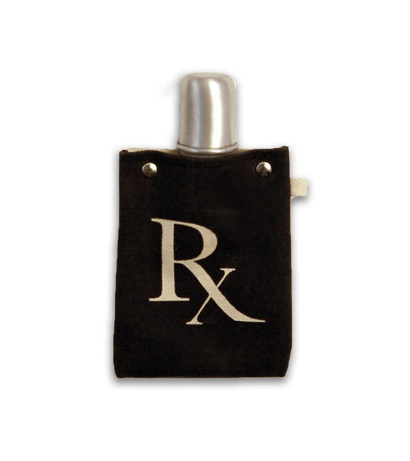 4oz Canvas Flask with metal shot glass