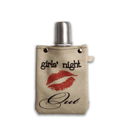 4oz Canvas Flask with metal shot glass