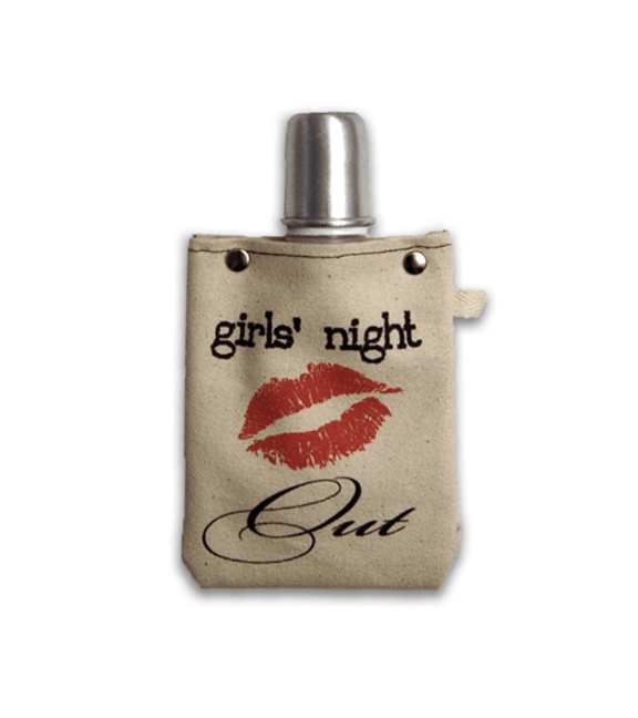 4oz Canvas Flask with metal shot glass