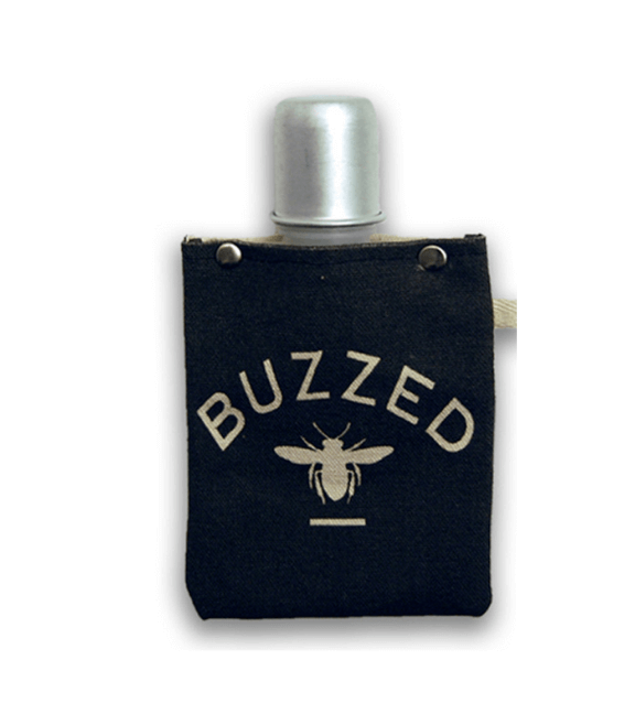 4oz Canvas Flask with metal shot glass