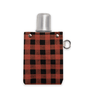 4oz Canvas Flask with metal shot glass