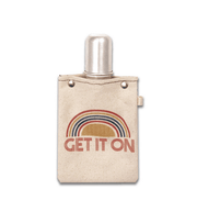 4oz Canvas Flask with metal shot glass