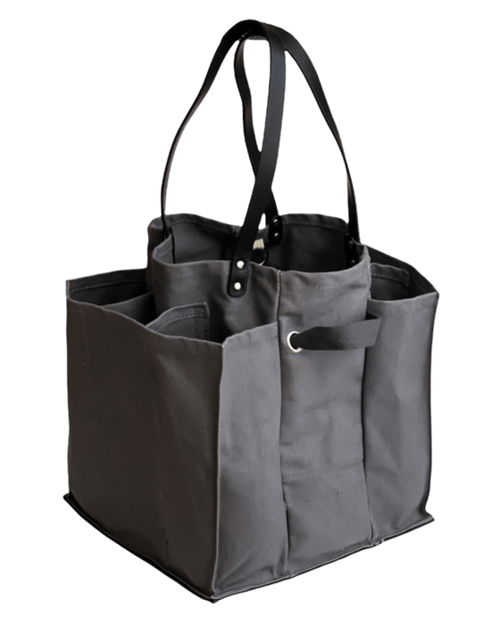 Personalized Tote Bag - Vegan Leather & Canvas Tote Bag - Love, Georgie