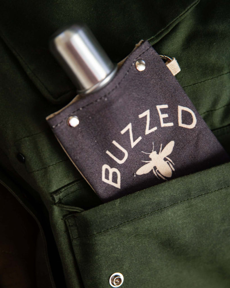 4oz Canvas Flask with metal shot glass