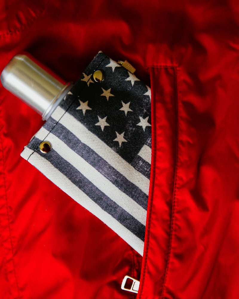 4oz Canvas Flask with metal shot glass