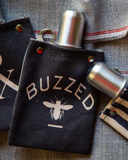 4oz Canvas Flask with metal shot glass