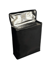 Insulated black insert for our multi-pocket market tote.