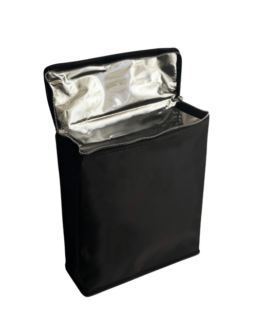 Insulated black insert for our multi-pocket market tote.