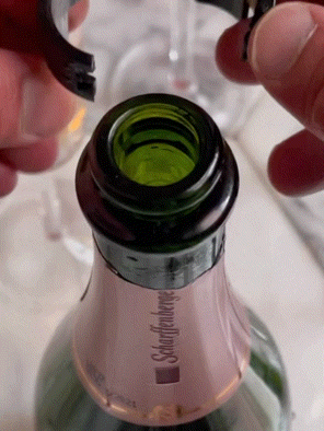 Video of Champagne Stopper - bubble design