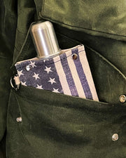 4oz Canvas Flask with metal shot glass