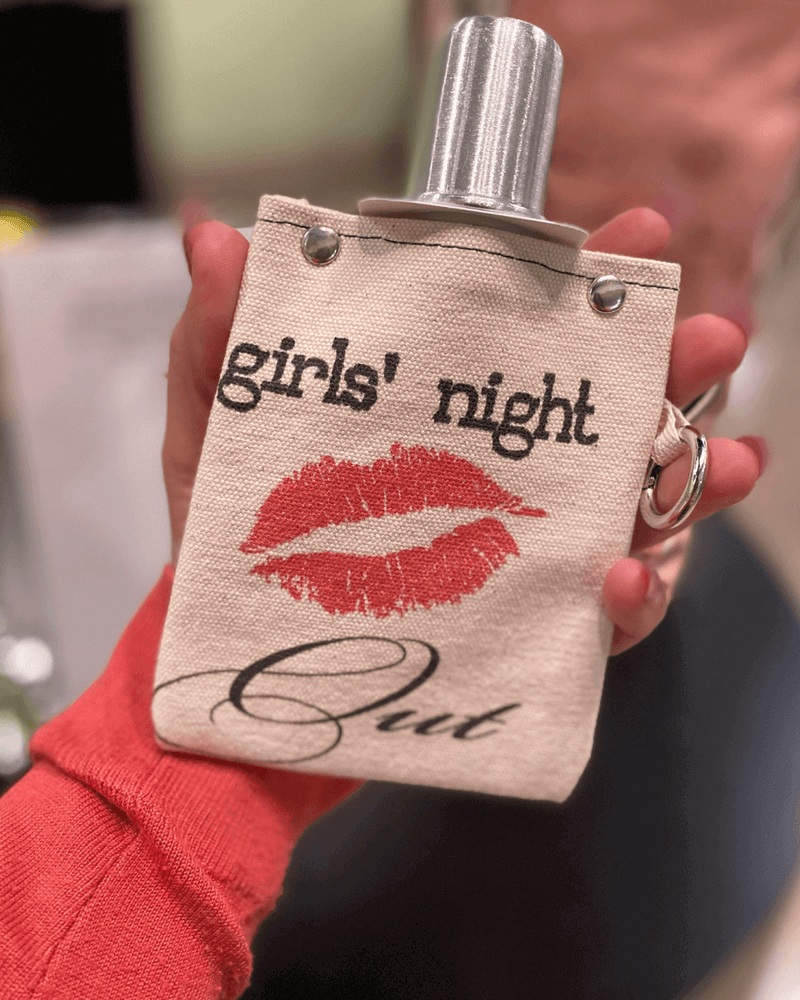 4oz Canvas Flask with metal shot glass