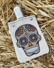 4oz Canvas Flask with metal shot glass